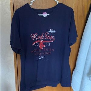 Oversized Vintage Red Sox Shirt